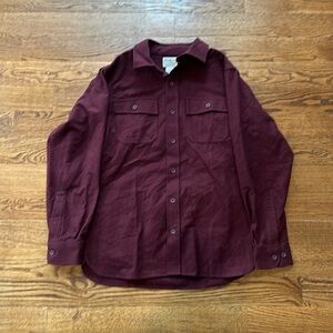 LL bean collared button up
